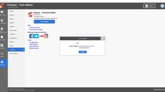 CCleaner Pro Ekran Görüntüsü 1