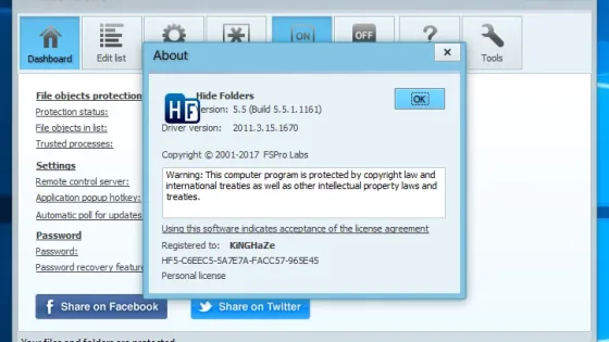 Hide Folders Ekran Görüntüsü 1