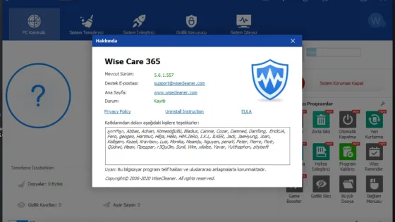 Wise Care 365 Pro Ekran Görüntüsü 1
