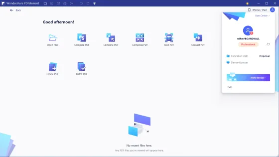 Wondershare PDFelement Professional Ekran Görüntüsü 1