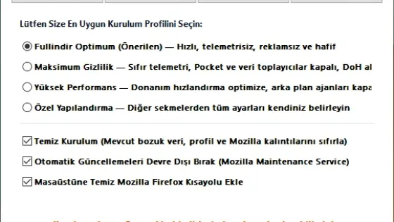 Mozilla Firefox Çevrimiçi Yükleyici Ekran Görüntüsü 1