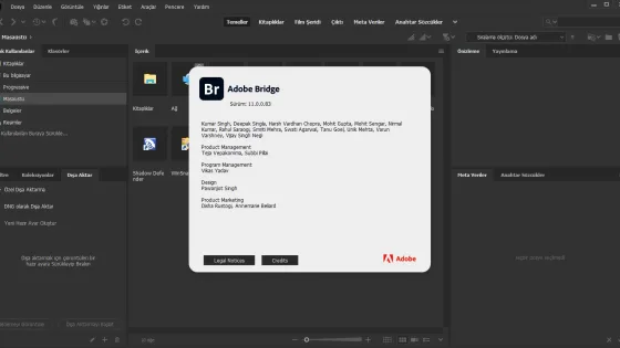 Adobe Bridge Ekran Görüntüsü 1