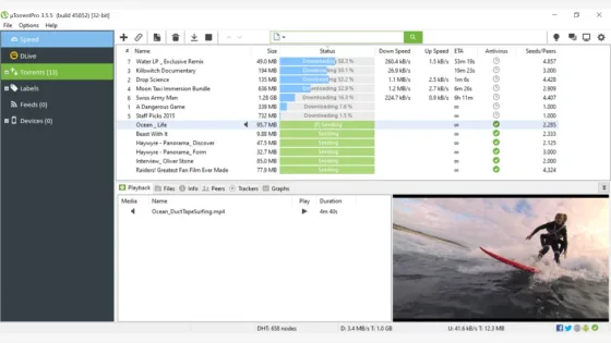 uTorrent Ekran Görüntüsü 1