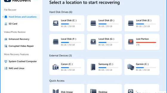 Wondershare Recoverit Ekran Görüntüsü 1