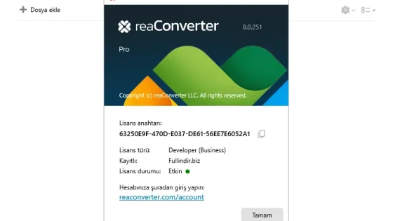 ReaConverter Pro Ekran Görüntüsü 1