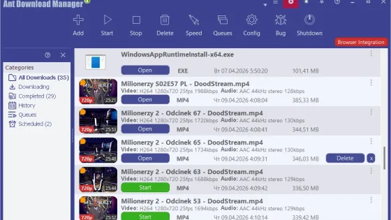 Ant Download Manager Ekran Görüntüsü 1