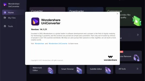 Wondershare UniConverter Ekran Görüntüsü 1