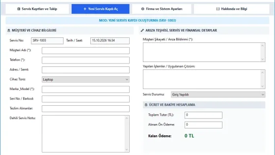 Fullindir.biz Teknik Servis Pro Ekran Görüntüsü 2