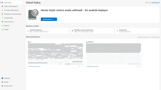 O&O Defrag Professional Ekran Görüntüsü 1